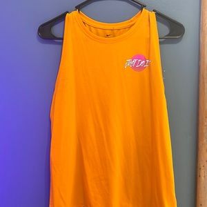 Orange Nike muscle tee